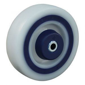 Protempo serie 09 transportwiel los sandwich PP velg flexible tussenlaag ± 77 shore A 100 mm rollager 109.102.120.000