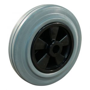 Protempo serie 11 transportwiel los PP velg standaard grijze rubberen band 140 mm glijlager 111.141.150.000