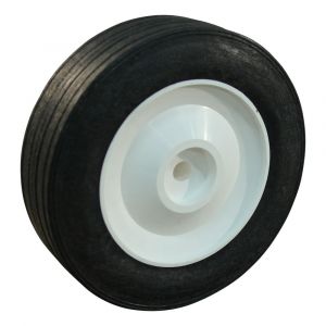 Protempo serie 44 transportwiel los zwarte PP velg zwarte rubberen band 125 mm glijlager 144.121.158.035