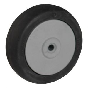 Protempo serie 64-38 apparatenwiel los grijze PP velg grijze TPE band 75 mm glijlager 64 664.751.060.000