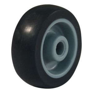 Protempo serie 68 apparatenwiel los grijze PP velg grijze TPE band 50 mm glijlager 68 668.501.080.100