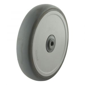 Protempo serie 74 apparatenwiel los grijze PA velg TPU band 150 mm kogellager 74 674.156.080.000