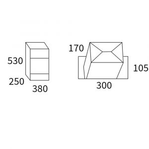 Allux 500 pakketbus brievenbus Ruko zwart 40050170