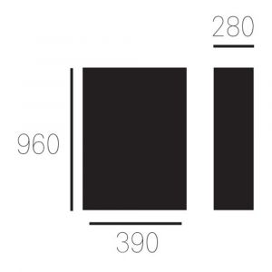 Allux 800 pakketzuil post en pakketbrievenbus 800 antraciet 40080065