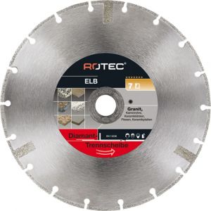 Rotec 728 diamantzaagblad Carbon-Elb 300x3,0x20,0 mm gegalvaniseerd 728.3002