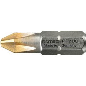 Rotec 800 schroefbit Diamond C6.3 Phillips PH 2x25 mm set 10 stuks 800.3002