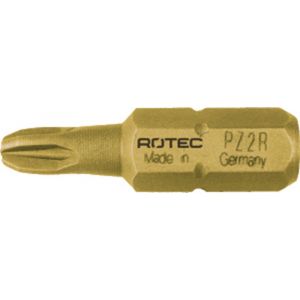 Rotec 803 schroefbit TiN C6.3 Pozidriv PZ 2Rx25 mm gereduceerd set 10 stuks 803.0006