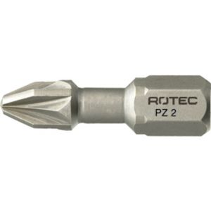 Rotec 804 torsionbit Basic C6.3 Pozidriv PZ 3x25 mm set 10 stuks 804.0003