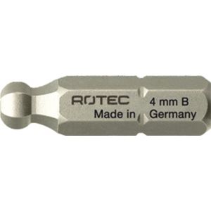 Rotec 811 inbus schroefbit Basic C6.3 SW 6,0x25 mm kogelkop set 10 stuks 811.1060