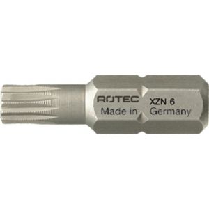 Rotec 813 schroefbit Basic C6.3 veeltand XZN M6x25 mm set 10 stuks 813.0006