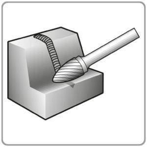 Rotec 436 HM stiftfrees model G Z7 steel-vertand diameter 9,6x19x64 mm d2=6 mm 436.1007