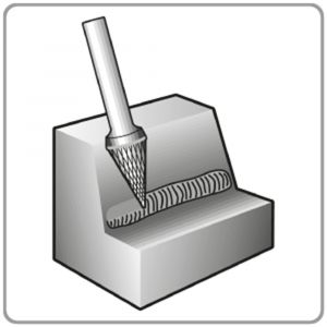 Rotec 440 HM stiftfrees model M Z6 kruisvertand diameter 6,3x12,7x49 mm d2=3 mm 440.0601