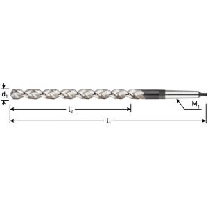 Rotec 176 HSS-E MK2-spiraalboor DIN 1870 TLS 1000 diameter 16,5x295x445 mm 176.1652