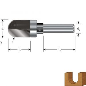 Rotec 271 HM dakgootfrees lager Gold-Line diameter 12 mm R=6 d2=8 mm 271.24.0600