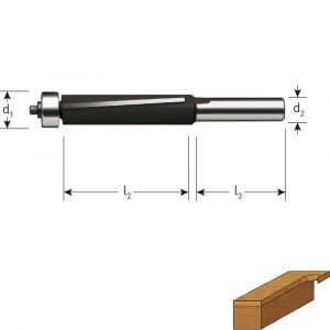 Rotec 271 HM kantenfrees schuin helix Gold-Line diameter 12,7x25,4 mm d2=8 mm 271.26.1270