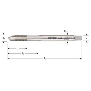 Rotec 330L HSS-E machinetap 800 doorlopend DIN 371 M4 (L) 330.0400L