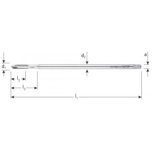 Rotec 349 HSS-E machinetap extra lang doorlopend DIN 371 M6 349.0600