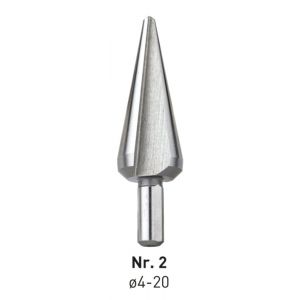 Rotec 420 HSS conische plaatboor Splitpoint nummer 2 5,0-20,0 mm 420.0002