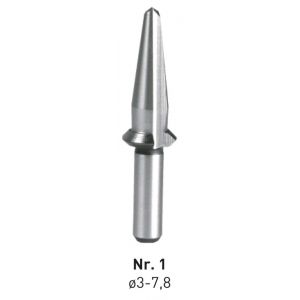Rotec 422 HSS conische plaatboor met aanslag nummer 1 3,0-7,8 mm 422.0001