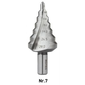 Rotec 425 HSS trappenboor Splitpoint nummer 7 5,0-28,0 mm 425.0070