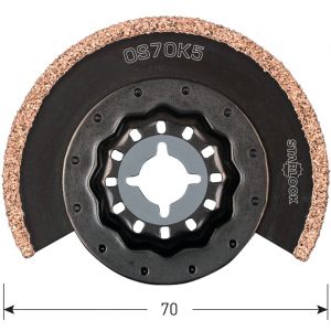 Rotec 519 OS 70K5 Starlock segmentzaagblad HM-Riff diameter 70 mm 519.0260