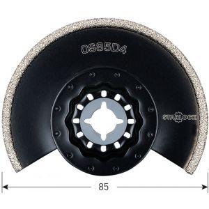 Rotec 519 OS 85D4 Starlock segmentzaagblad diamant-Riff diameter 85 mm 519.0290