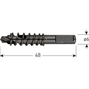 Rotec 534 centreerboor met uitwerpveer voor 534.xxx0 diameter 14-100 mm diameter 6x48 mm 534.9000