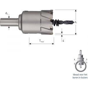 Rotec 535 HM gatfrees Heavy-Duty Tmax=30 diameter 54,0 mm 535.0540