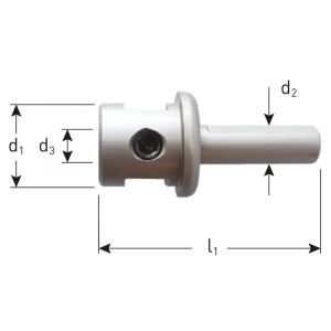 Rotec 535 Houder diameter 13 > diameter 32/8 mm voor HM gatfrees 535 diameter 105-125 mm 535.9014