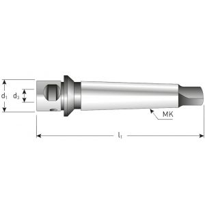 Rotec 535 houder MK2 > diameter 20/8 mm voor HM gatzaag 535 diameter 18-100 mm 535.9003