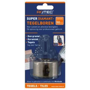 Rotec 759 diamanttegelboorkroon nat diameter 18 mm Tmax=30 mm 759.0180