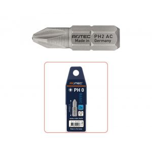 Rotec 800 schroefbit Basic C6.3 Phillips PH 1x25 mm set 2 stuks 800.00012