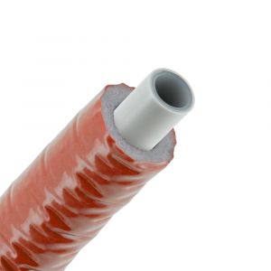 Bonfix Alu-pers systeembuis met isolatie 6 mm rood 26x3,0 mm rol 50 m 2003215