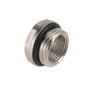 Bonfix verloopring 1/2 inch x 3/8 inch vernikkeld met EPDM ring 36005AN