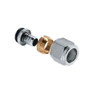 Bonfix 208 aansluitkoppeling pex 12x2,0 mm 58300