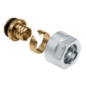 Bonfix TP98 adaptor (pilaar, knelring en wartel) eurokonus 16x2.0 mm 73010