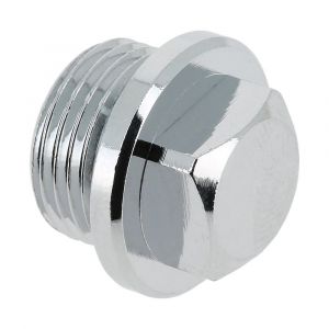 Bonfix plug met vierkant 3/4 inch verchroomd 80940CR