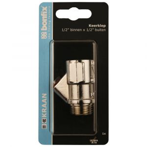 Bonfix blister keerklep 1/2 inch binnen x 1/2 inch buiten 812010