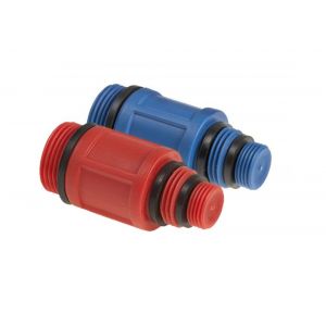 Bonfix afsluitplug rood met blauw 820305