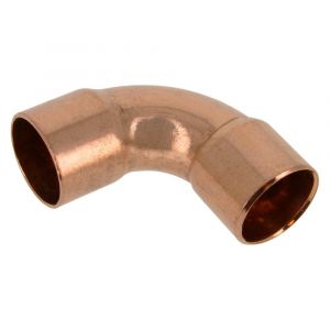 Bonfix roodkoperen bocht 90 graden 12 mm 91049