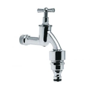 Bonfix sanitaire tapkraan 1/2 inch met kruk en aansluitstuk 97905