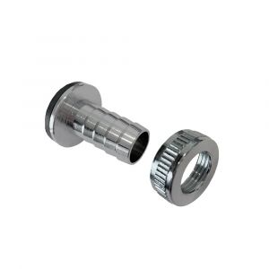 Bonfix verchroomde slangkoppeling 3/4 inch met borgring 98620