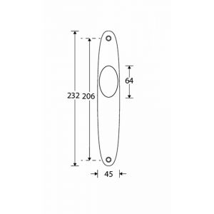 Wallebroek Mi Satori 00.0049.12 knopgarnituur Ei Elips messing gepolijst gelakt BB72 W0100.0049.12