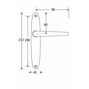 Wallebroek Mi Satori 00.0122.12 krukgarnituur Halfsabel Elips messing gepolijst gelakt BB72 W0100.0122.12