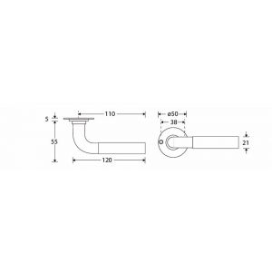 Wallebroek Mi Satori 00.0199.46 krukgarnituur Frankfurt Chemin de Fer 50 messing gepolijst ongelakt W0200.0199.46