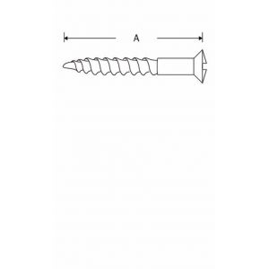 Wallebroek 00.9070.90 spaanplaatschroef 6x35 mm ijzer zwart Torx 100 stuks W7200.9070.90