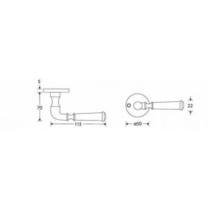 Wallebroek Idyllique 70.0050.46 krukgarnituur Gent ijzer zwart W7270.0050.46