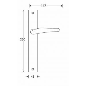 Wallebroek Salice Paolo 85.0013.15 krukgarnituur Anatomica messing glans chroom BB110 W2185.0013.15