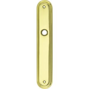 Wallebroek Mi Satori 00.2469.01 langschild Noviatres messing gepolijst gelakt blind W0100.2469.01