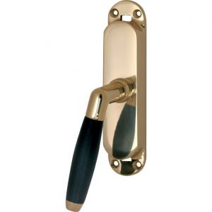 Wallebroek Mi Satori 00.5583.90 krukespagnolet links Ton messing gepolijst gelakt-ebben W0100.5583.90